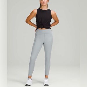 Lululemon Athletica Power Thru High-Rise Tight Gray Leggings size 2